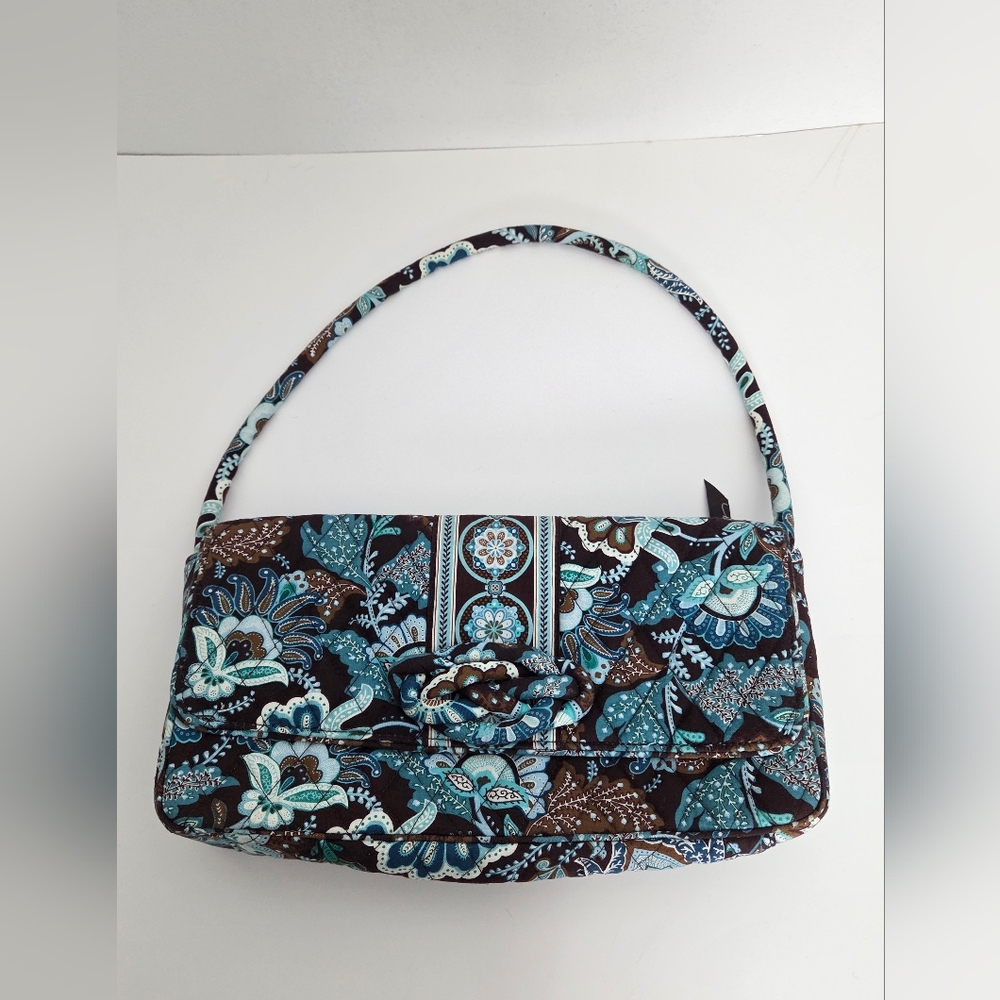 Vera Bradley Knot Just A Clutch Totally Turq Shoulder Bag